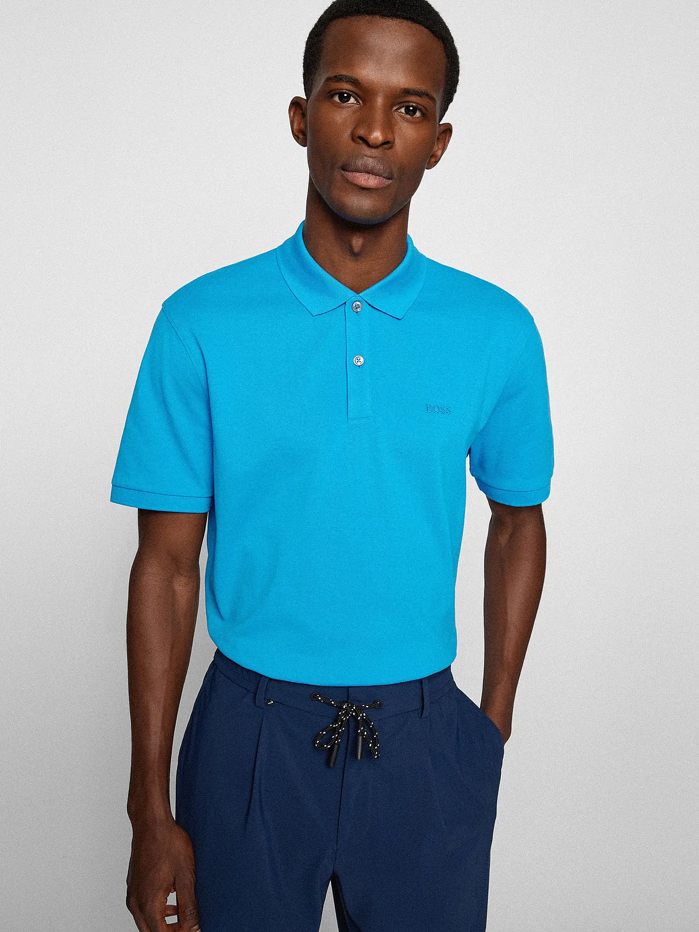 BOSS | Poloshirt Regular Fit PALLAS | blau